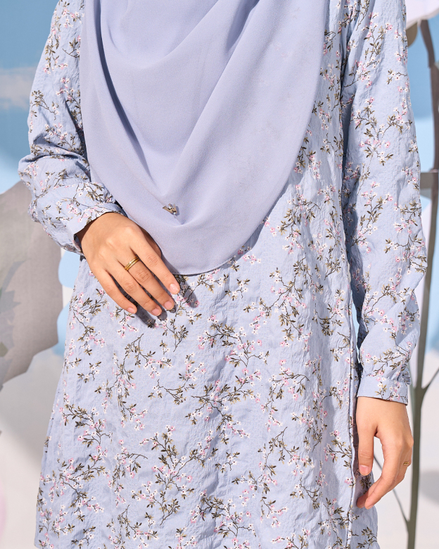 Blouse Lyana Laluna X MCC - Dusty Blue