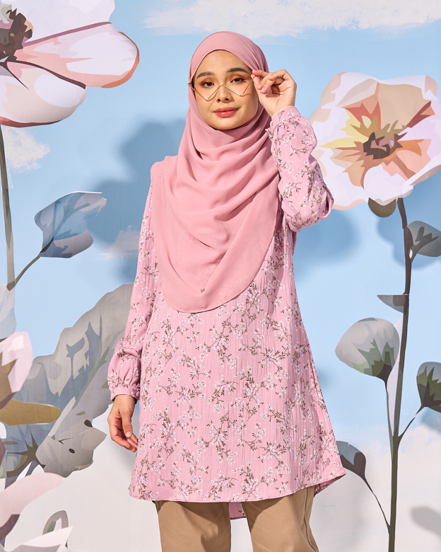 Blouse Lyana Laluna X MCC - Rosy Pink