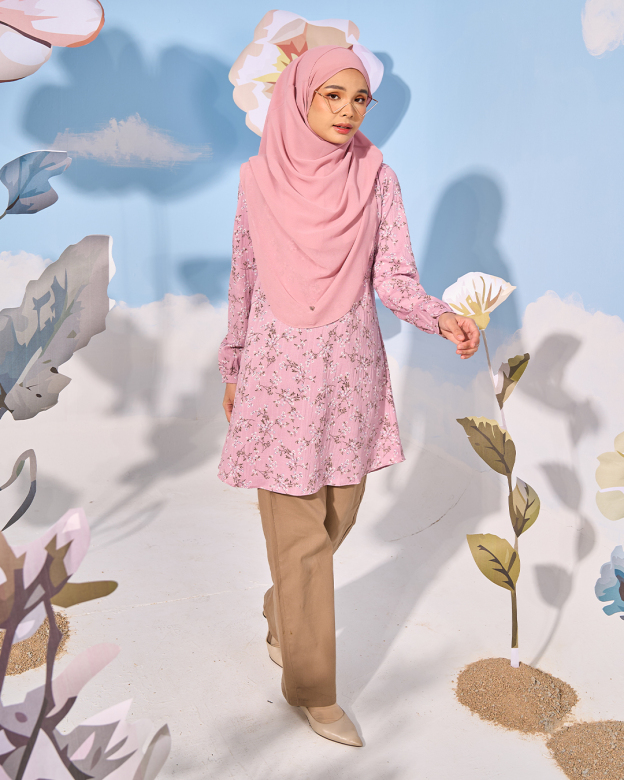Blouse Lyana Laluna X MCC - Rosy Pink