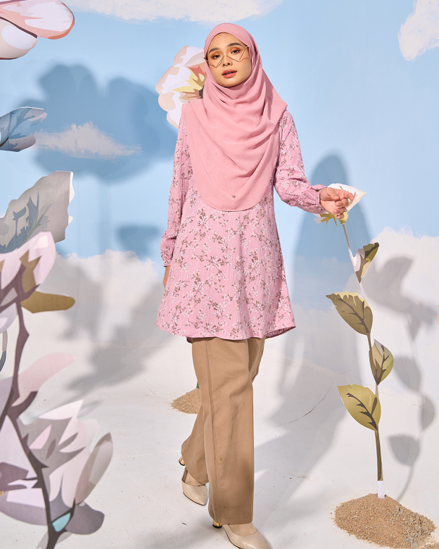 Blouse Lyana Laluna X MCC - Rosy Pink