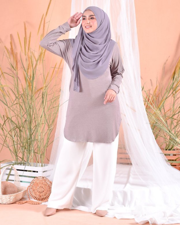 Blouse Kozi Nakiko - Mauve Purple