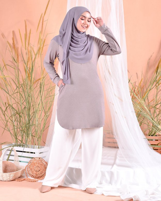 Blouse Kozi Nakiko - Mauve Purple