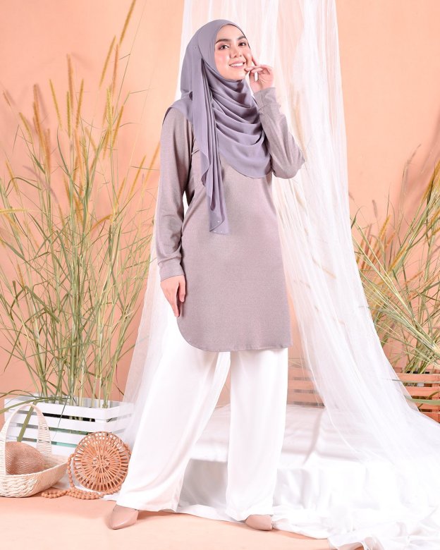 Blouse Kozi Nakiko - Mauve Purple