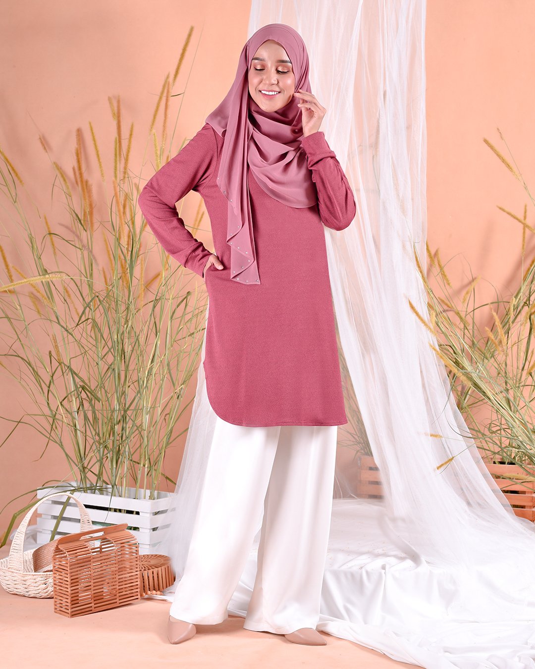 Blouse Kozi Nakiko - Rose Pink