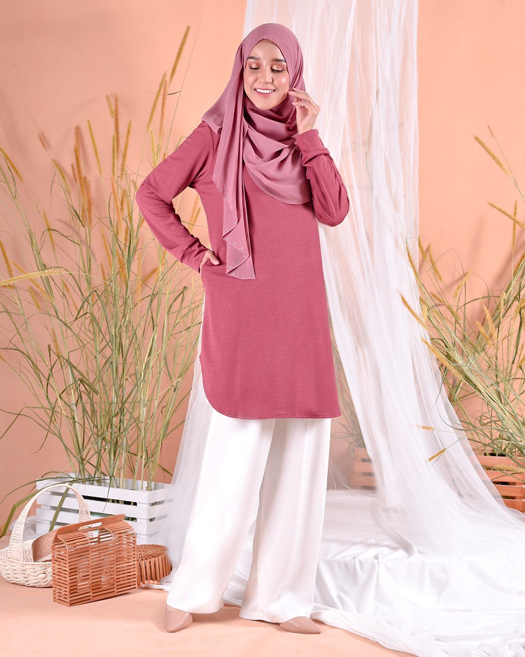 Blouse Kozi Nakiko - Rose Pink