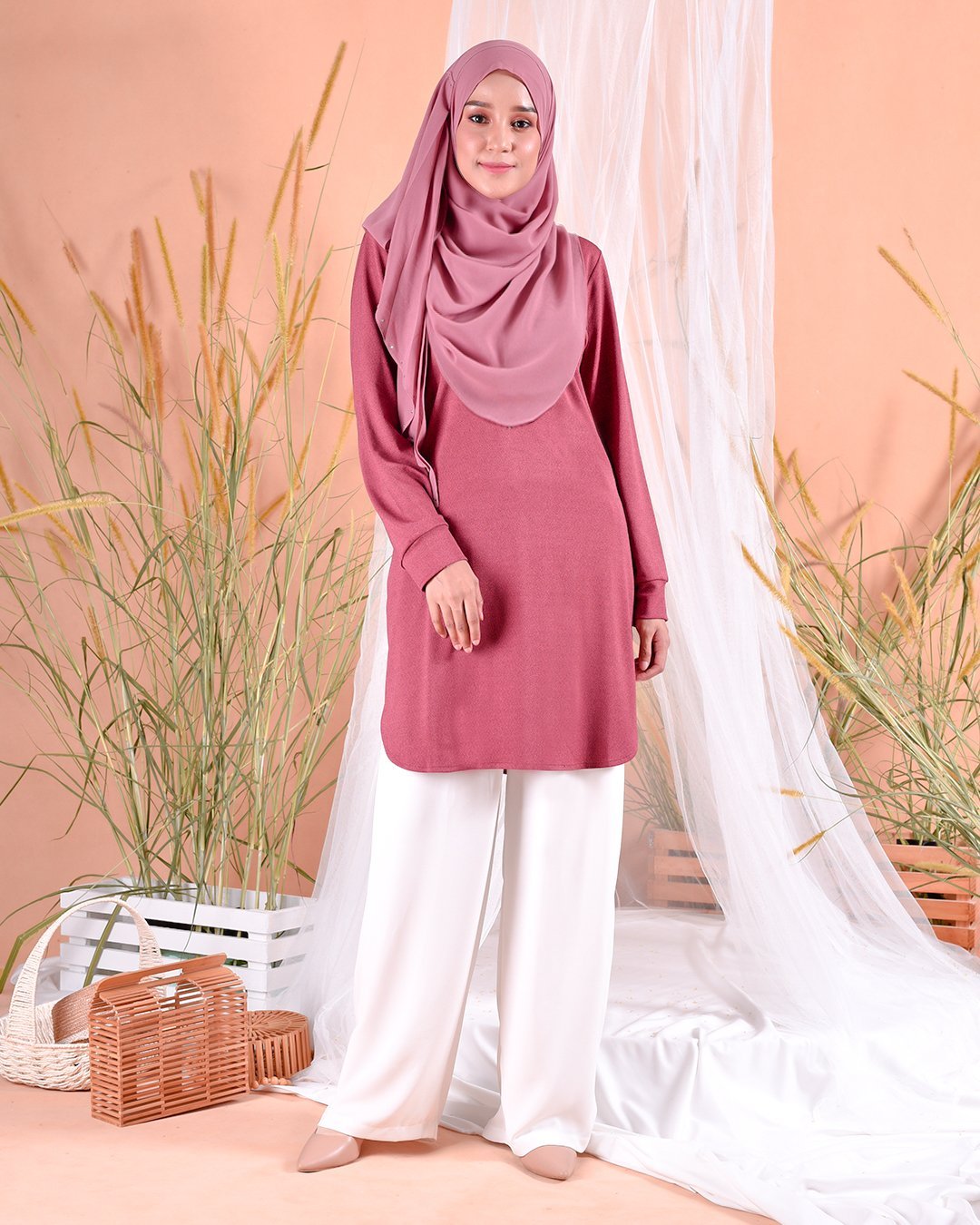 Blouse Kozi Nakiko - Rose Pink