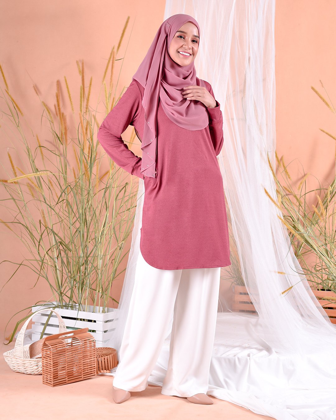 Blouse Kozi Nakiko - Rose Pink