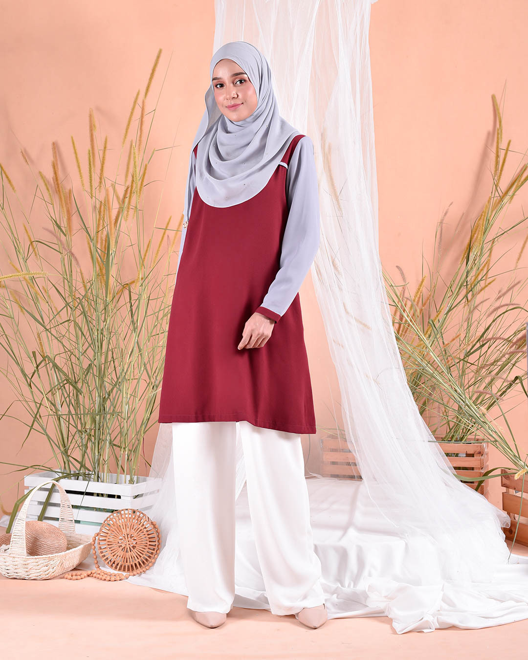 Blouse Nami - Ruby Red