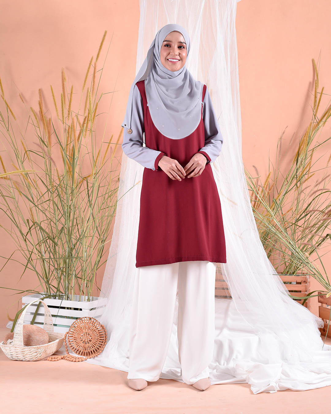 Blouse Nami - Ruby Red