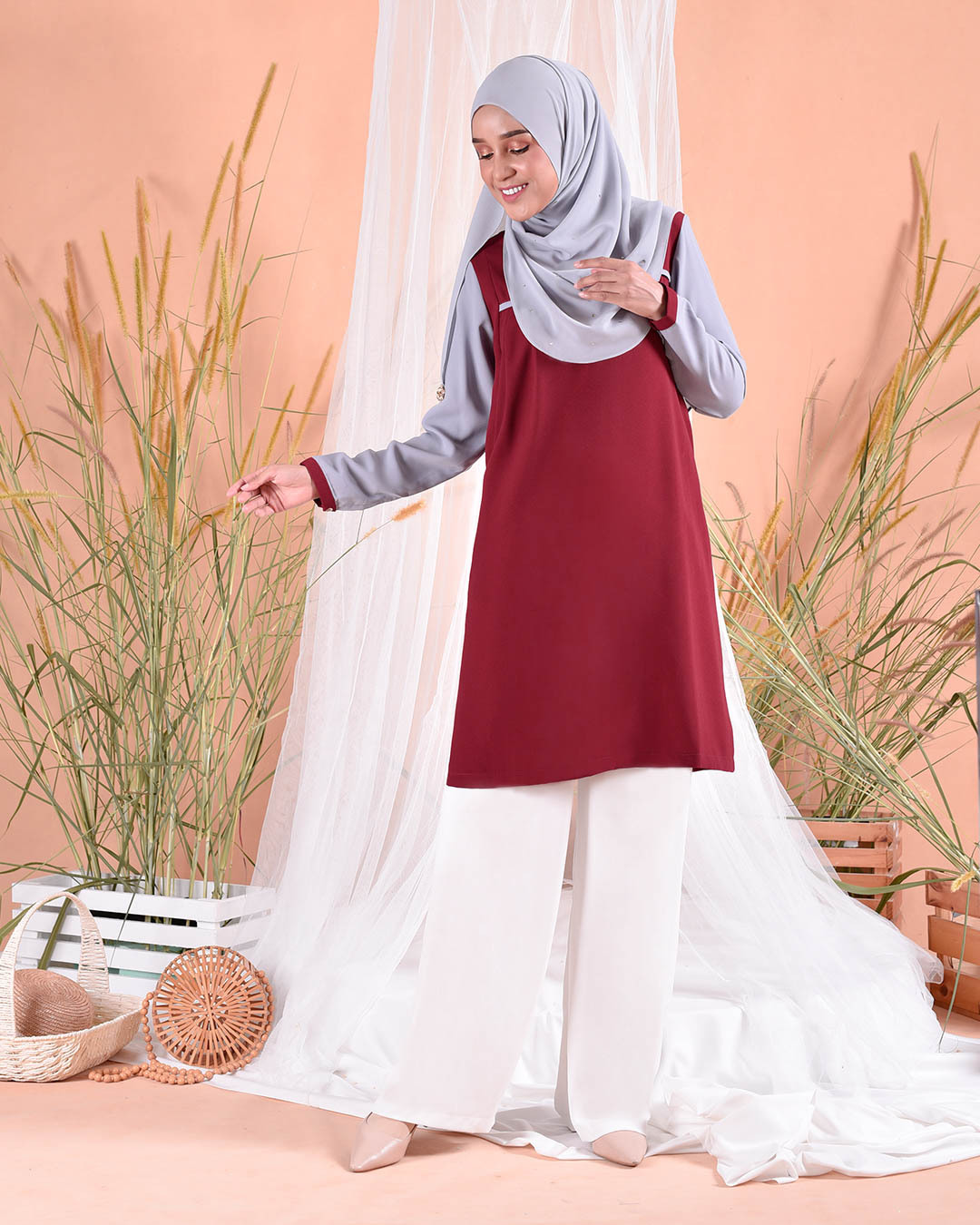 Blouse Nami - Ruby Red