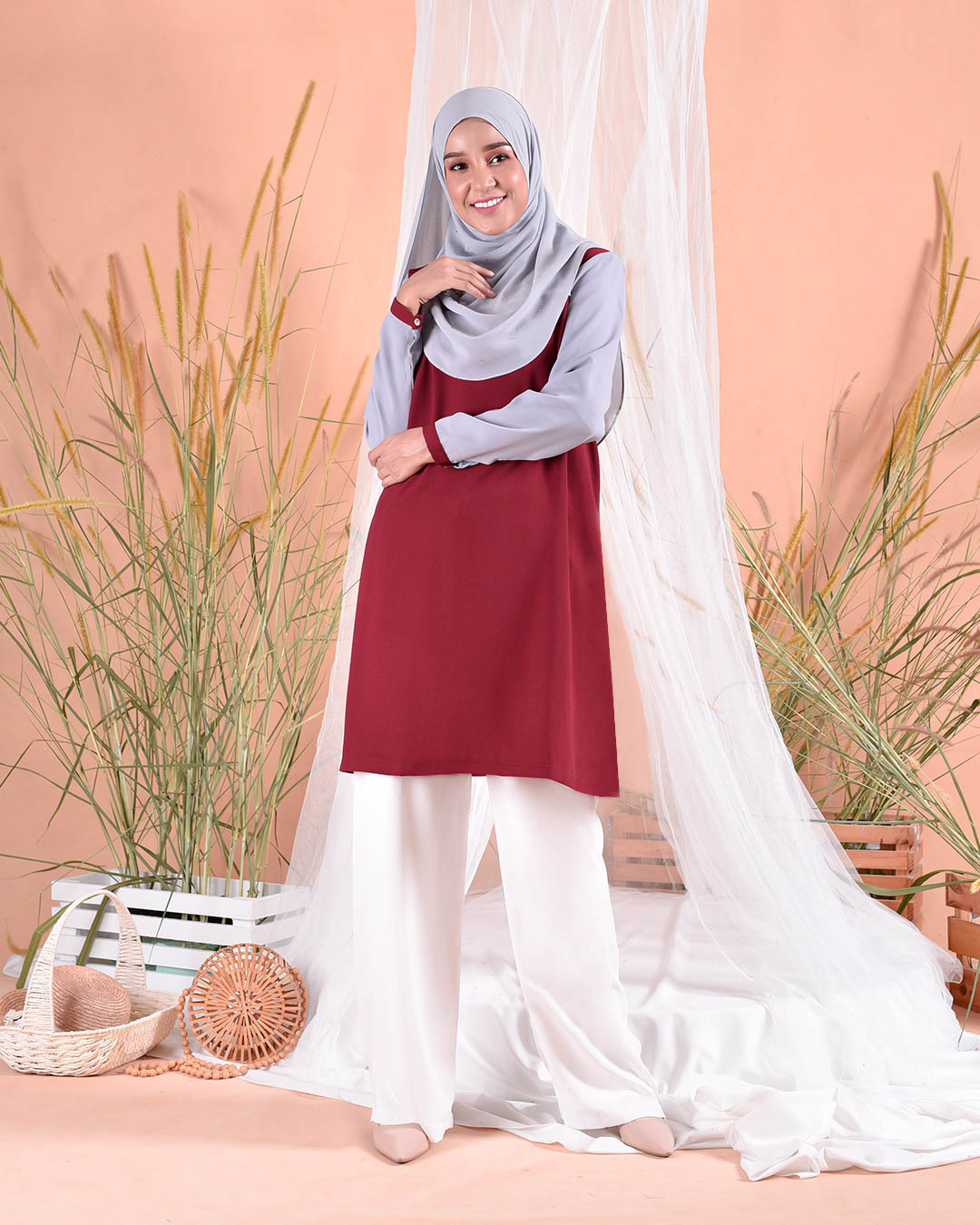 Blouse Nami - Ruby Red
