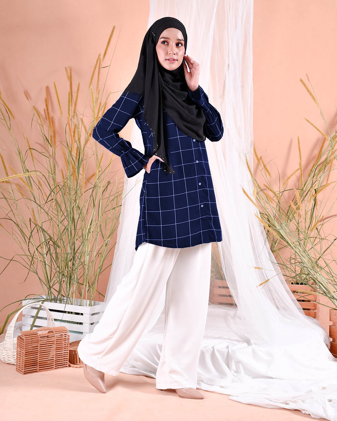 Blouse Nara - Night Blue