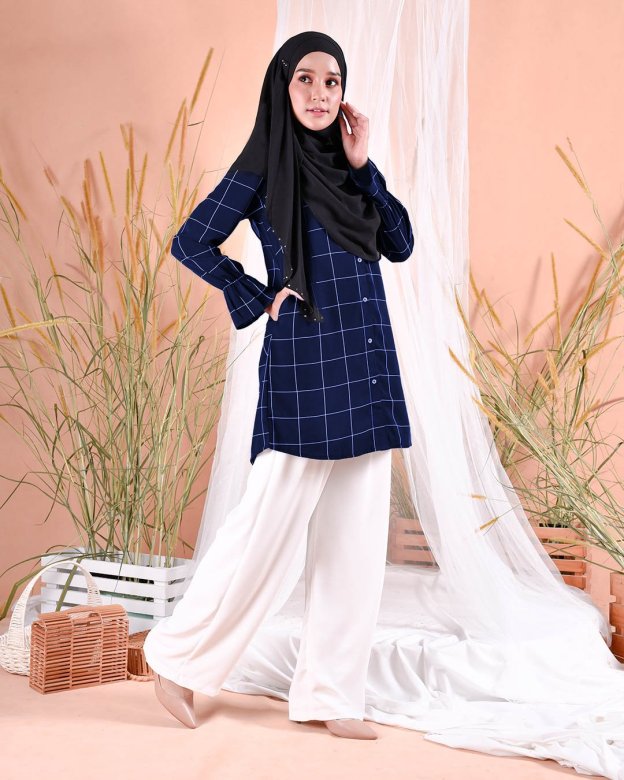 Blouse Nara - Night Blue