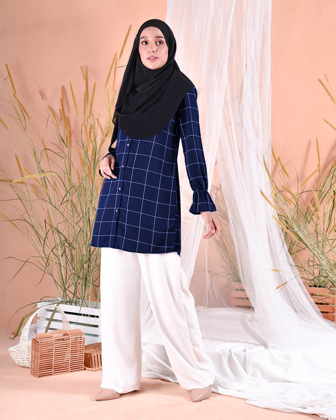 Blouse Nara - Night Blue