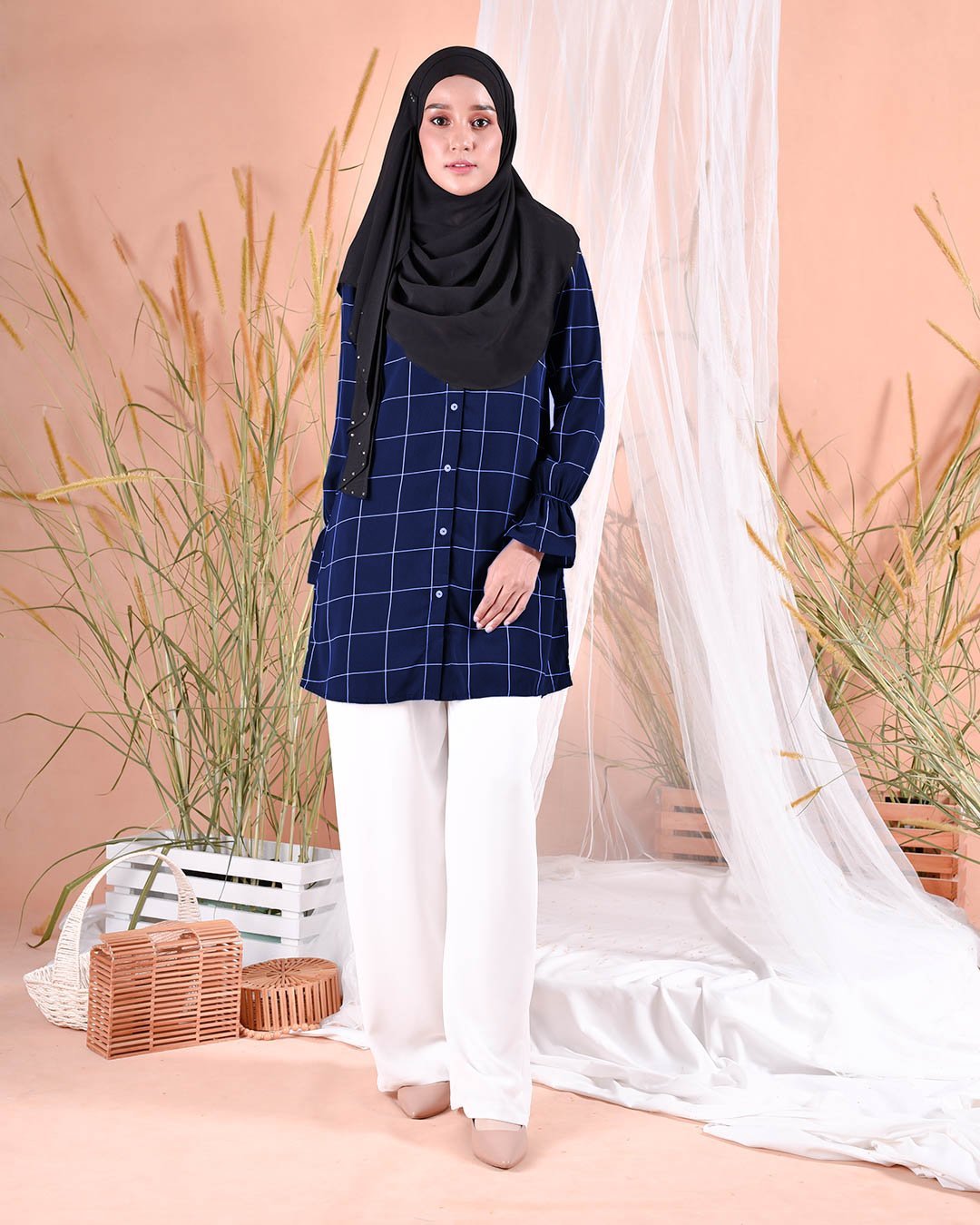 Blouse Nara - Night Blue