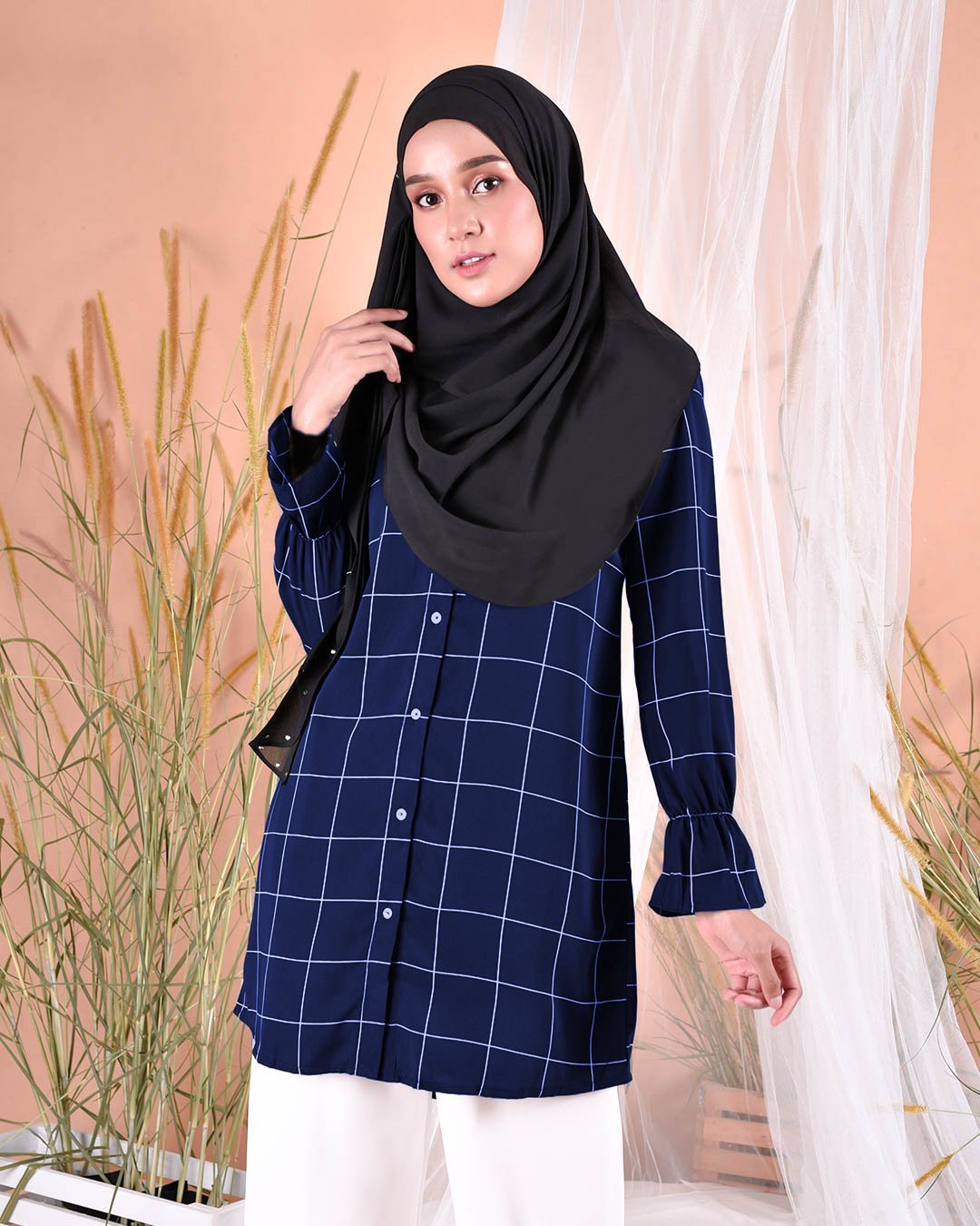 Blouse Nara - Night Blue
