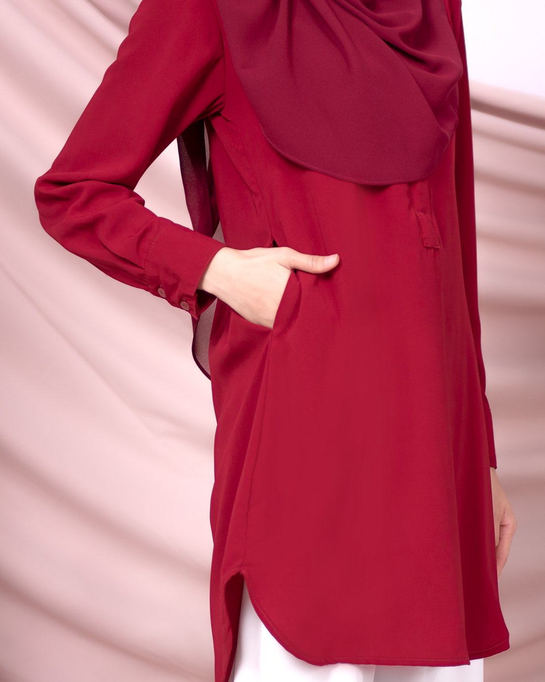 Blouse Natsumi - Ruby Red
