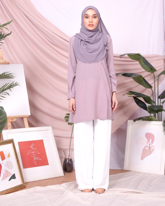 Blouse Nawal - Cool Grey
