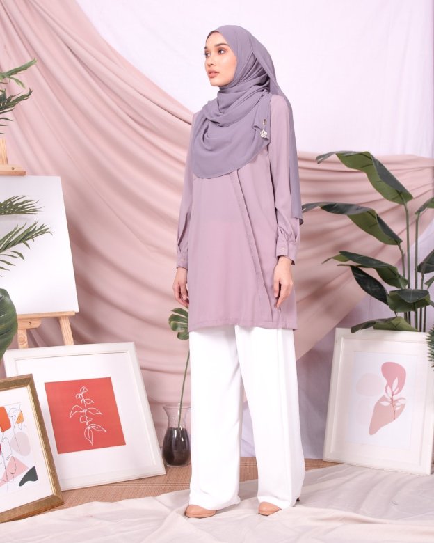 Blouse Nawal - Cool Grey