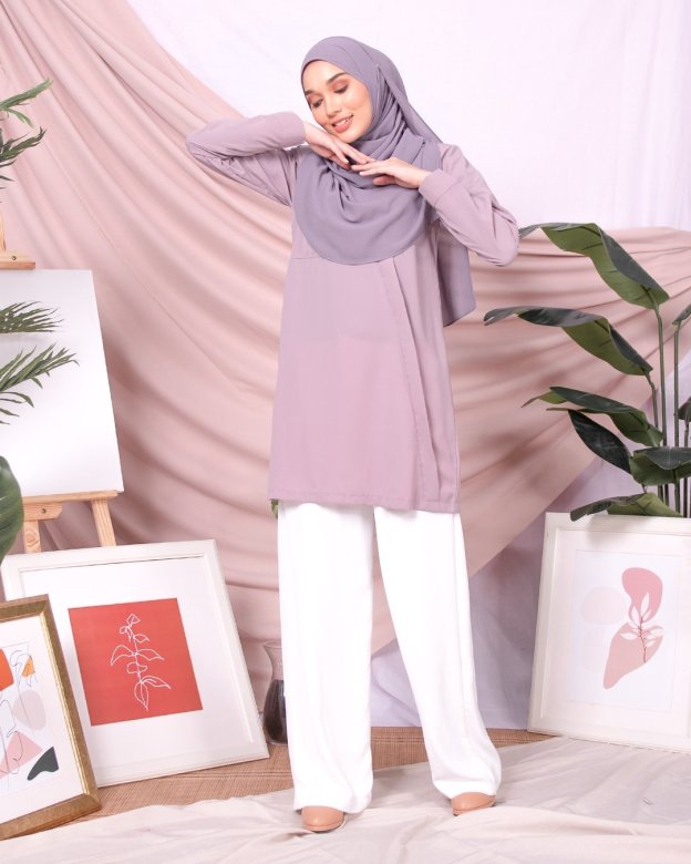Blouse Nawal - Cool Grey