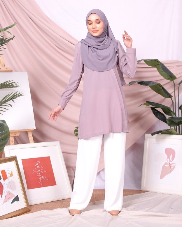 Blouse Nawal - Cool Grey