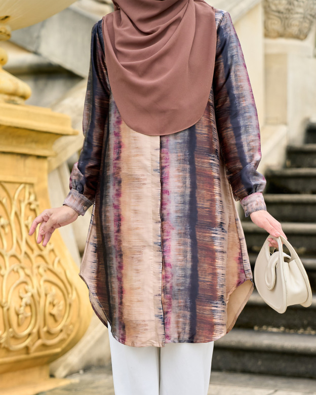 Blouse Naza- Aurora Brown