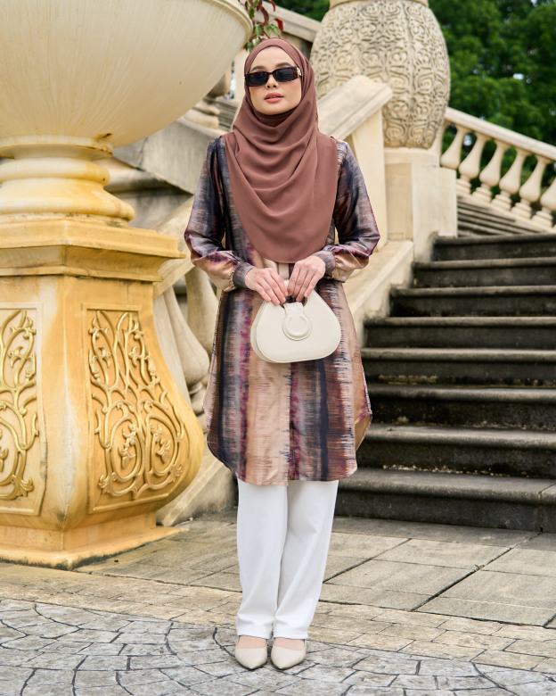 Blouse Naza- Aurora Brown