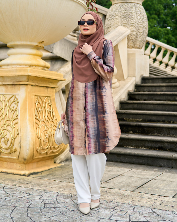 Blouse Naza- Aurora Brown
