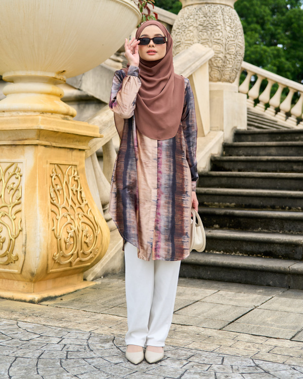 Blouse Naza- Aurora Brown