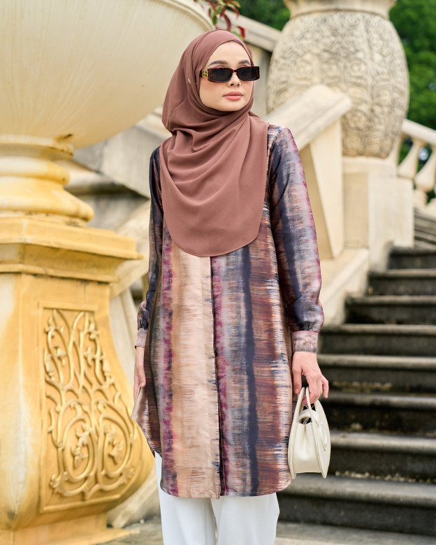 Blouse Naza- Aurora Brown