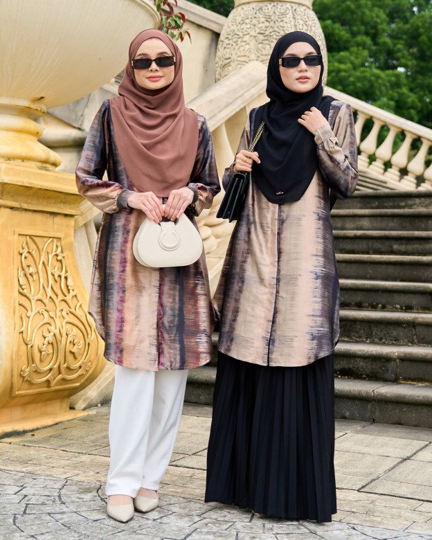 Blouse Naza- Aurora Brown