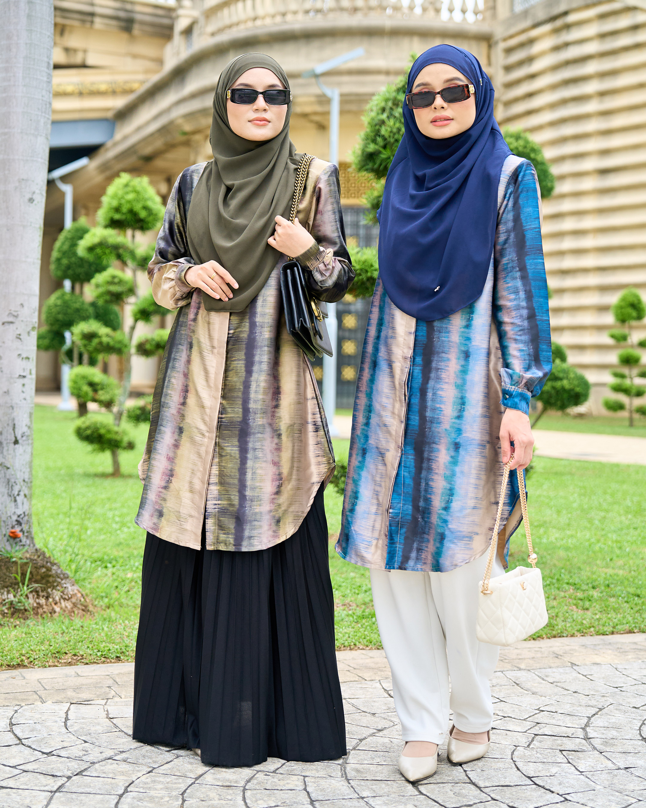 Blouse Naza- Aurora Moss Green