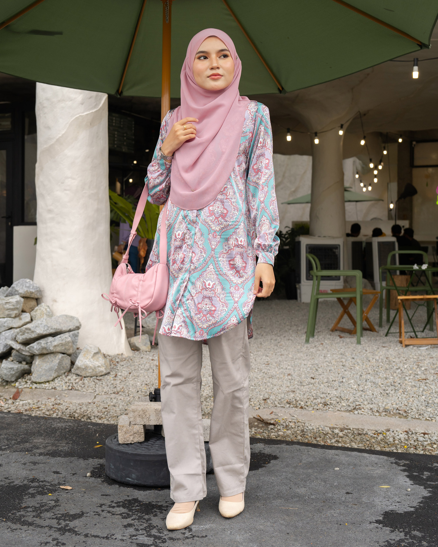 Blouse Nazifa - Lovue Turquoise