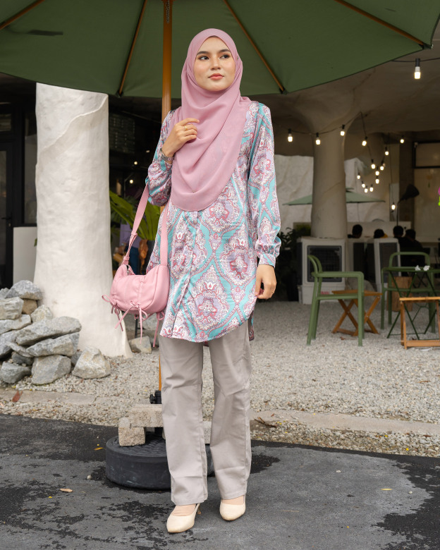 Blouse Nazifa - Lovue Turquoise