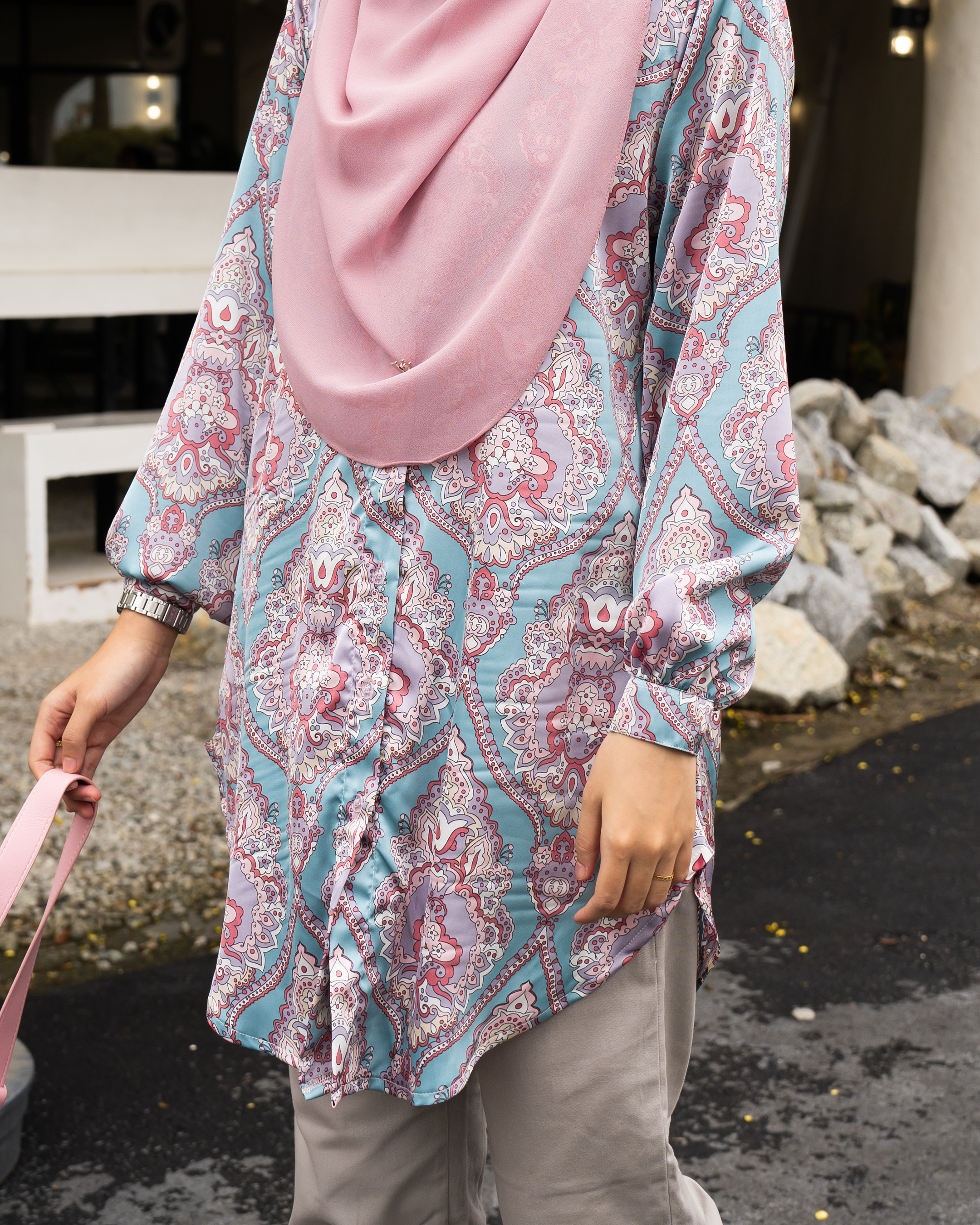 Blouse Nazifa - Lovue Turquoise