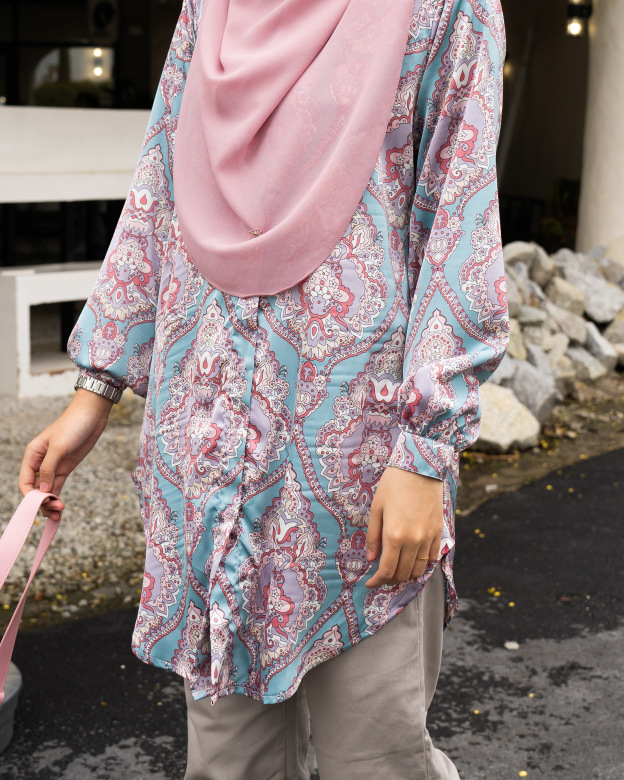 Blouse Nazifa - Lovue Turquoise