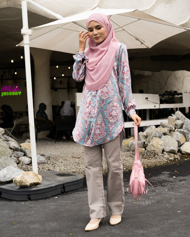 Blouse Nazifa - Lovue Turquoise