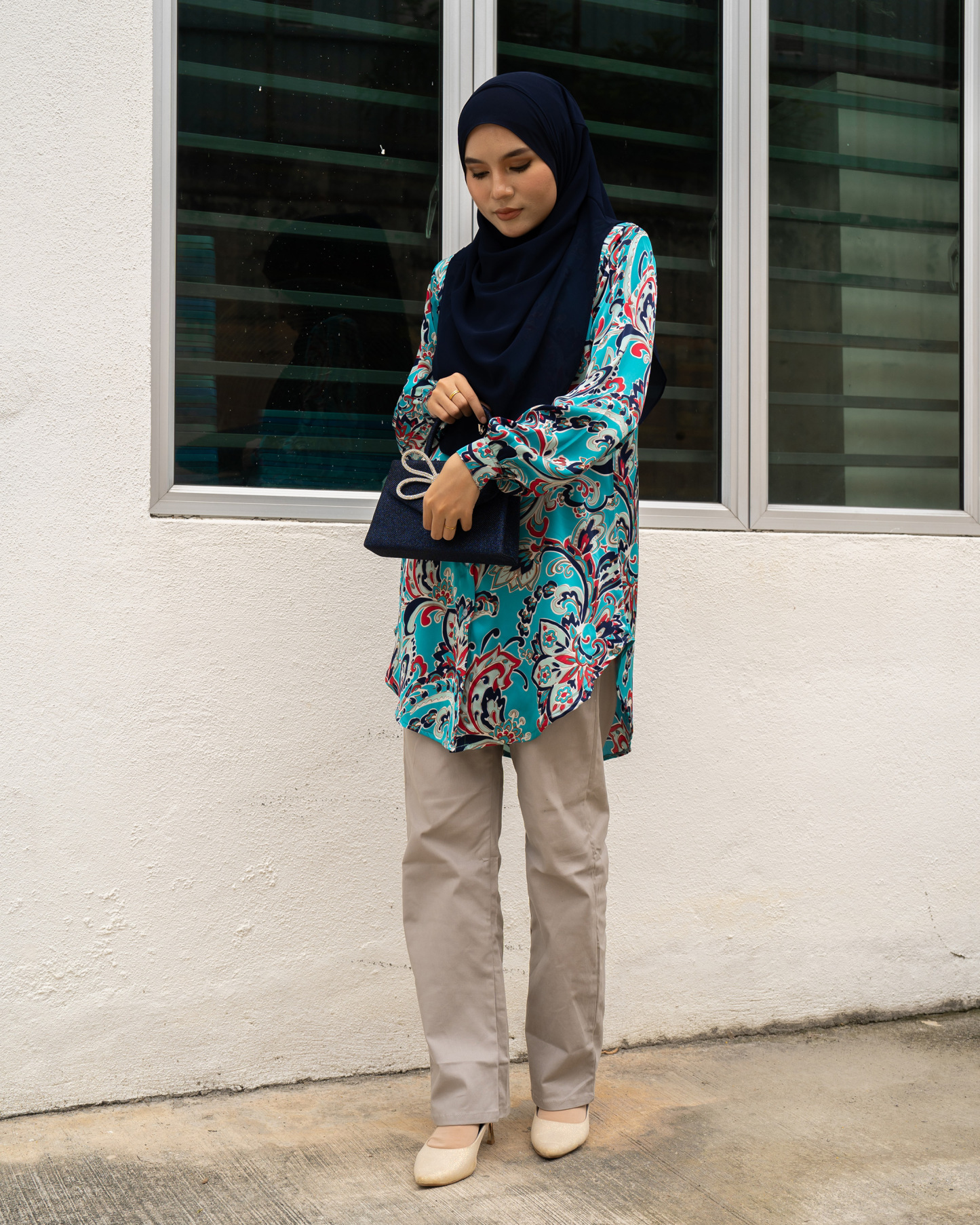 Blouse Nazifa - Luna Blue