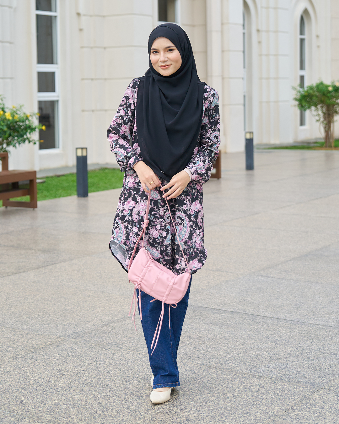 Blouse Nazuha - Vintage Monica Weave Stripe Series