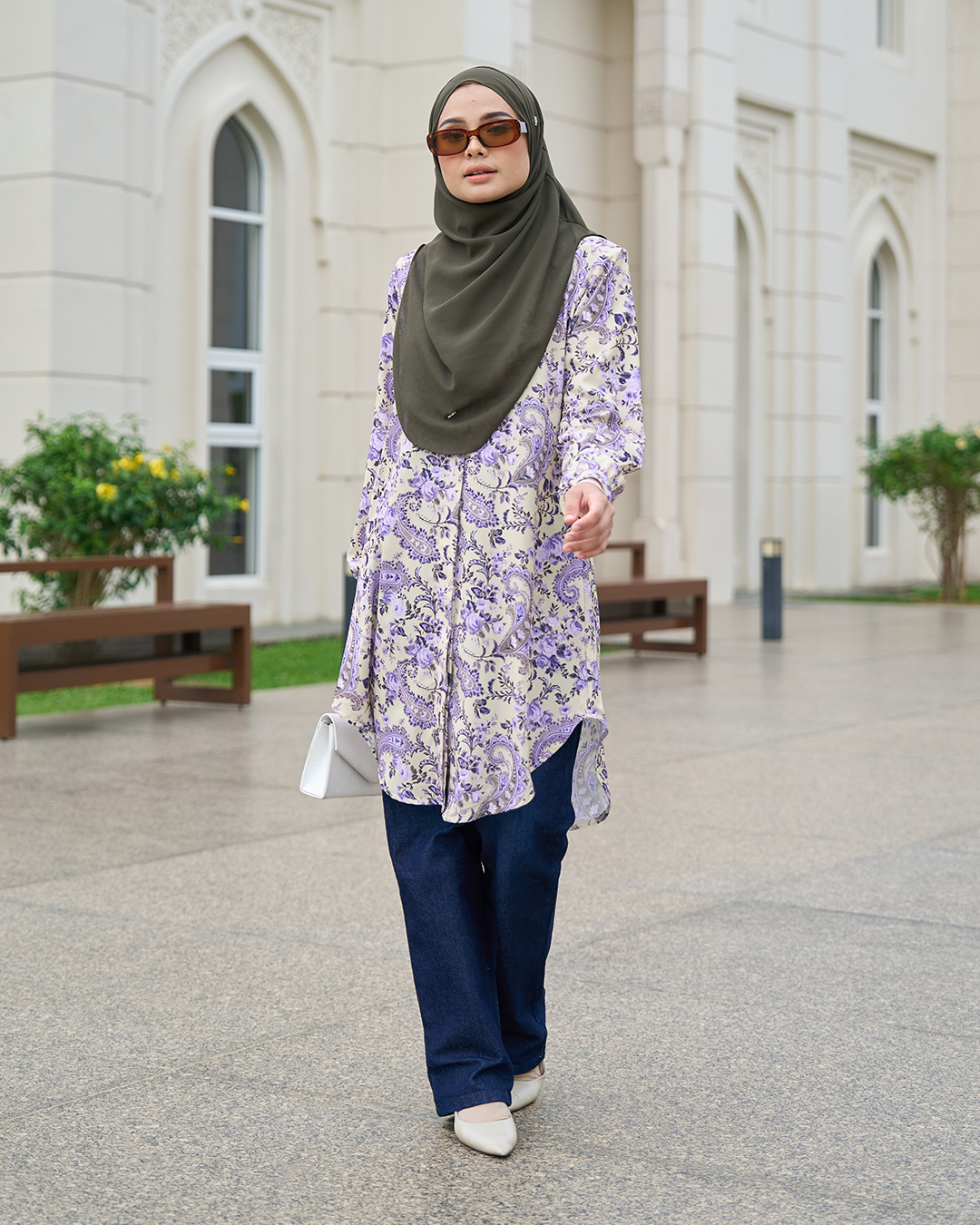 Blouse Nazuha - Vintage Monica Weave Stripe Series