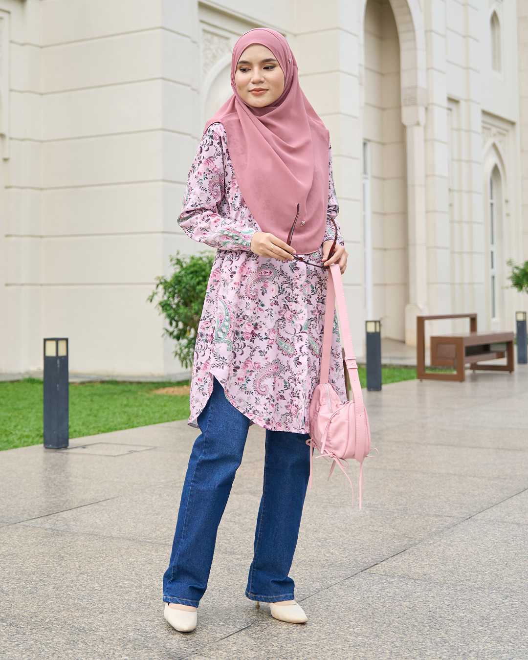 Blouse Nazuha - Vintage Monica Weave Stripe Series