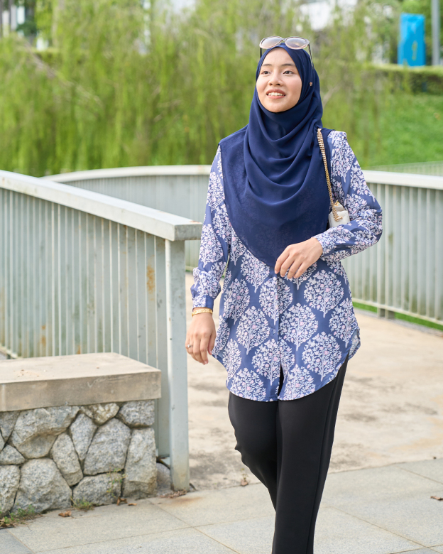 Blouse Nazifa - Midnight Blue