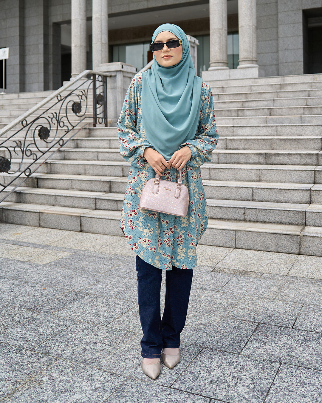 Blouse Nazuha - Arctic Clematis