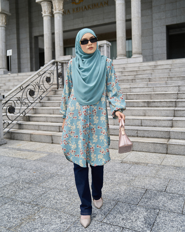 Blouse Nazuha - Arctic Clematis