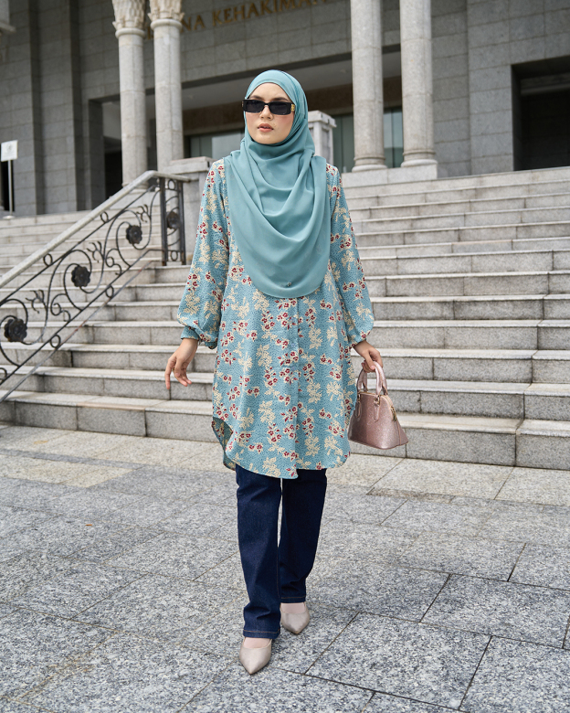 Blouse Nazuha - Arctic Clematis
