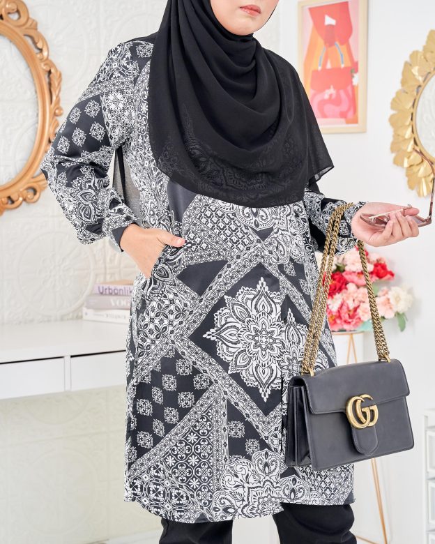 Blouse Nazuha - Bandana Black