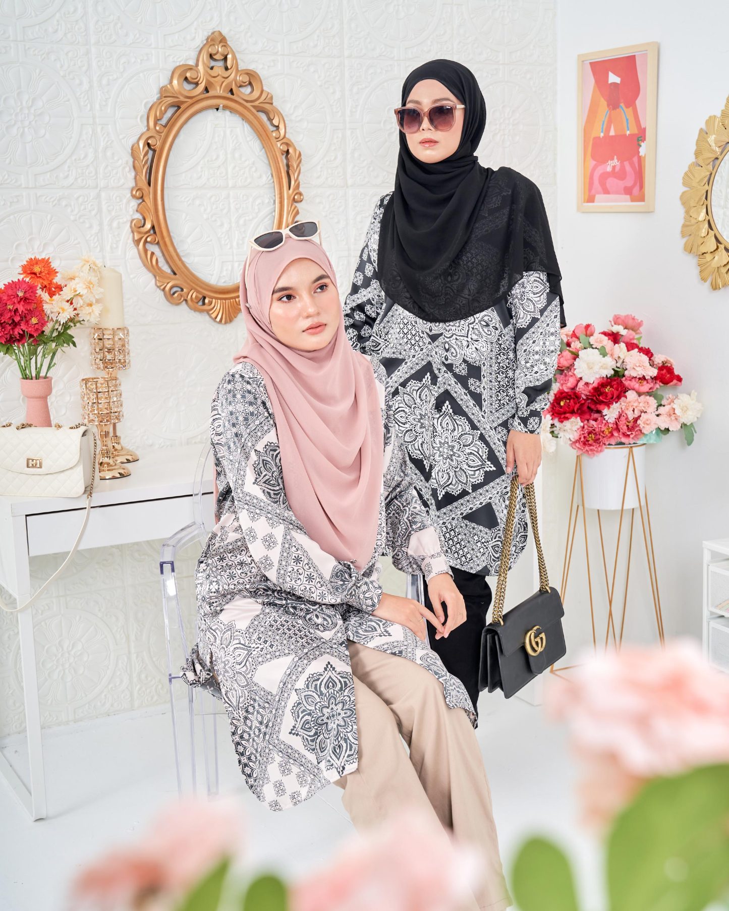 Blouse Nazuha - Bandana Black
