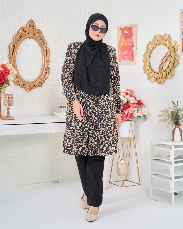 Blouse Nazuha - Blackie Coral