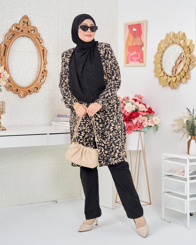 Blouse Nazuha - Blackie Coral
