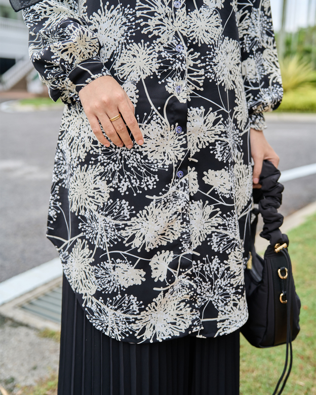 Blouse Nazuha - Black Monarda